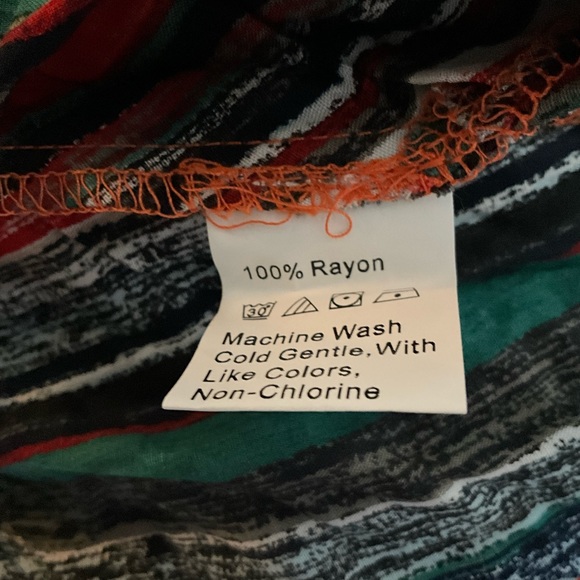 🐝 NWOT Romantic Hut Spaghetti Straps V-Neck Elastic Waist Pleated Sundress XL - Picture 10 of 12